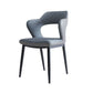 Metal Modern Style Side Chair Open Back Dining Side Chair Set