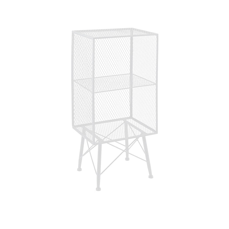 Metal Closed Back Standard Bookshelf Modern Shelves Included Bookcase