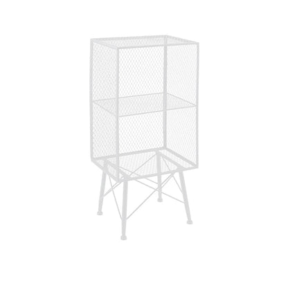 Metal Closed Back Standard Bookshelf Modern Shelves Included Bookcase