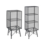 Metal Closed Back Standard Bookshelf Modern Shelves Included Bookcase