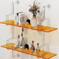 Closed Back Wall Mounted Bookshelf Modern Style Acrylic Bookcase