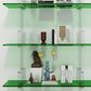 Closed Back Wall Mounted Bookshelf Modern Style Acrylic Bookcase