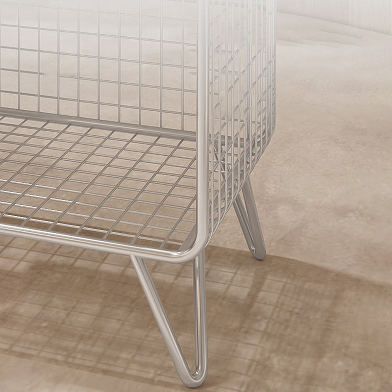 Metal Closed Back Standard Bookshelf Modern Style Bookcase with Shelves Clearhalo 'Bookcases' 'furn' 'furn_bookcases' 'Furniture' 'Office Furniture' 6789456