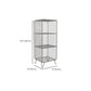 Metal Closed Back Standard Bookshelf Modern Style Bookcase with Shelves Clearhalo 'Bookcases' 'furn' 'furn_bookcases' 'Furniture' 'Office Furniture' 6789464