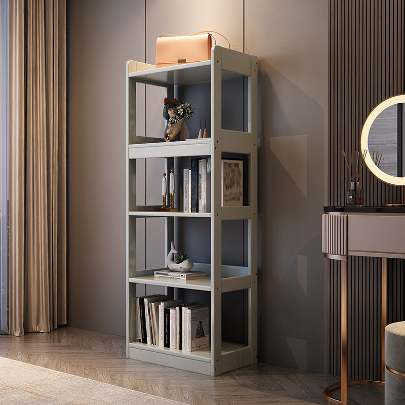 Modern Open Back Standard Bookshelf Wooden Bookcase With Shelves Clearhalo 'Bookcases' 'furn' 'furn_bookcases' 'Furniture' 'Office Furniture' 6789535