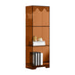 Modern Style Closed Back Book Shelf Standard Acrylic Bookcase for Study Room
