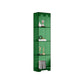 Modern Style Closed Back Book Shelf Standard Acrylic Bookcase for Study Room
