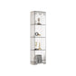 Modern Style Closed Back Book Shelf Standard Acrylic Bookcase for Study Room
