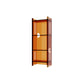 Modern Style Closed Back Bookshelf Standard Acrylic Bookcase with Rectangular Shelves