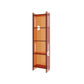 Modern Style Closed Back Bookshelf Standard Acrylic Bookcase with Rectangular Shelves