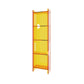 Modern Style Closed Back Bookshelf Standard Acrylic Bookcase with Rectangular Shelves