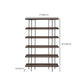 Etagere Open Back Bookshelf Wooden Industrial Bookcase with Shelves Clearhalo 'Bookcases' 'furn' 'furn_bookcases' 'Furniture' 'Office Furniture' 6789653