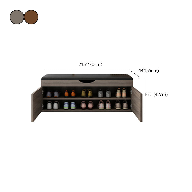 13,65 "W banc d'entrée industriel banc de siège rectangle avec rembourrage