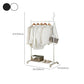 Classic Solid Color Coat Rack Free Standing Clothes Hanger with Storage Shelving