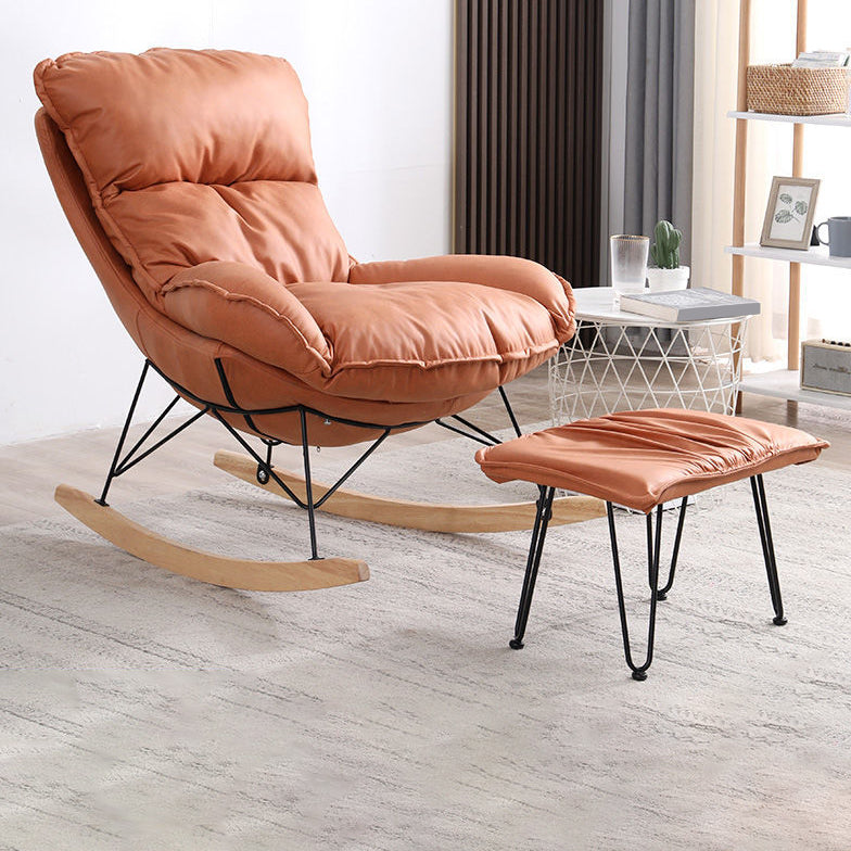 Nordic Light Luxury Single Rocking Rocking Sofa Salon Home Lounge Lazy Canapa