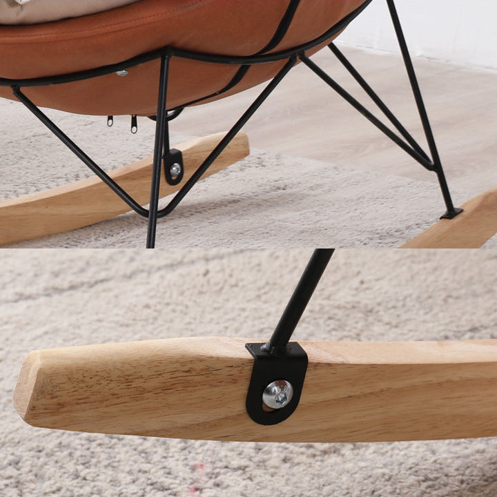 Nordic Light Luxury Single Rocking Rocking Sofa Salon Home Lounge Lazy Canapa