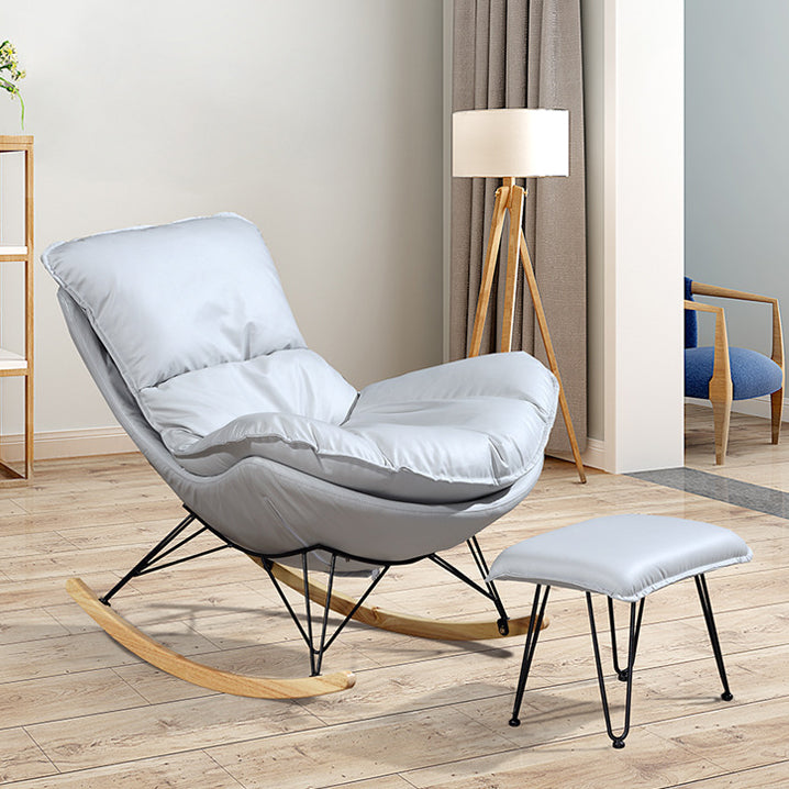 Chaise de rocker simple de style simple chaise paresseuse pour chambre à coucher