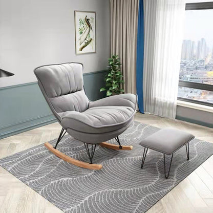Chaise de rocker simple de style simple chaise paresseuse pour chambre à coucher