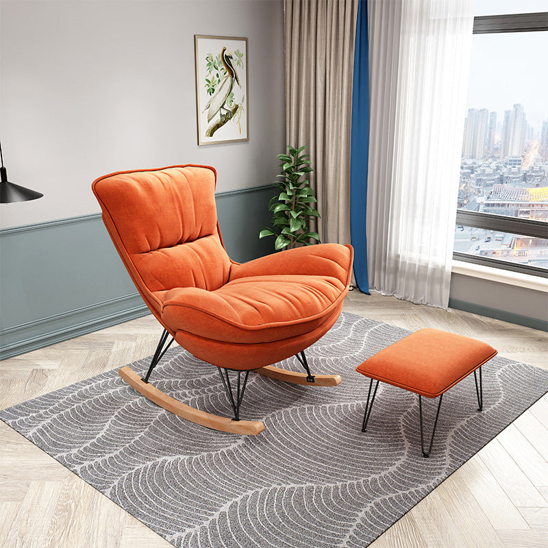 Chaise de rocker simple de style simple chaise paresseuse pour chambre à coucher