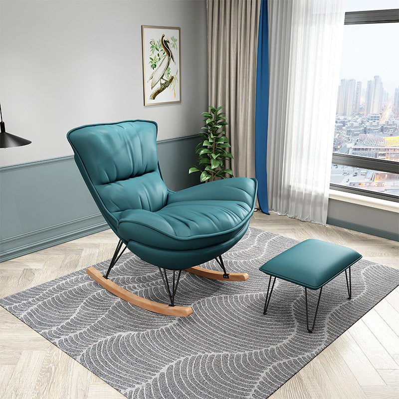 Chaise de rocker simple de style simple chaise paresseuse pour chambre à coucher