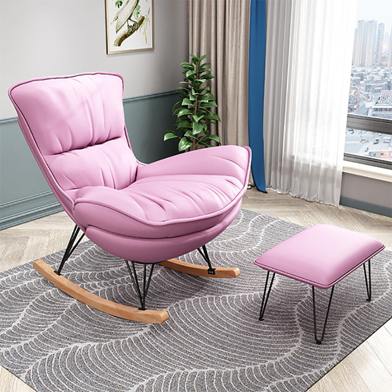 Chaise de rocker simple de style simple chaise paresseuse pour chambre à coucher