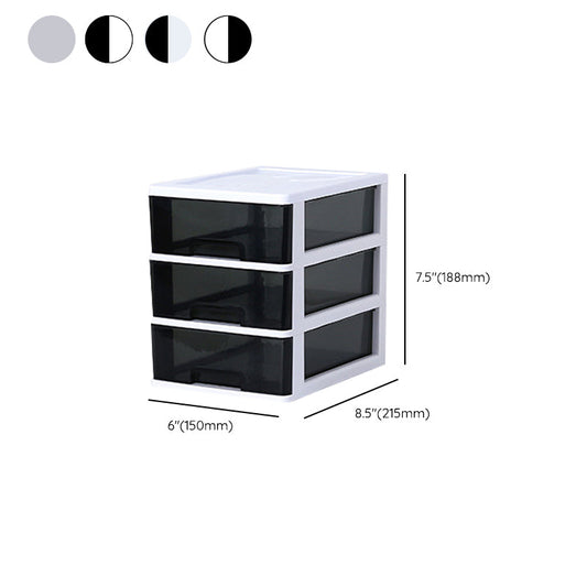 Tireurs d'armoires acryliques modernes déposant des tiroirs pour la maison et le bureau