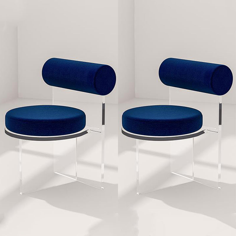 Estilo contemporáneo 1/2/4/6 Piezas Sillas de comedor Muebles de piedra rectangulares en blanco