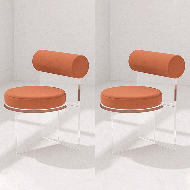 Estilo contemporáneo 1/2/4/6 Piezas Sillas de comedor Muebles de piedra rectangulares en blanco