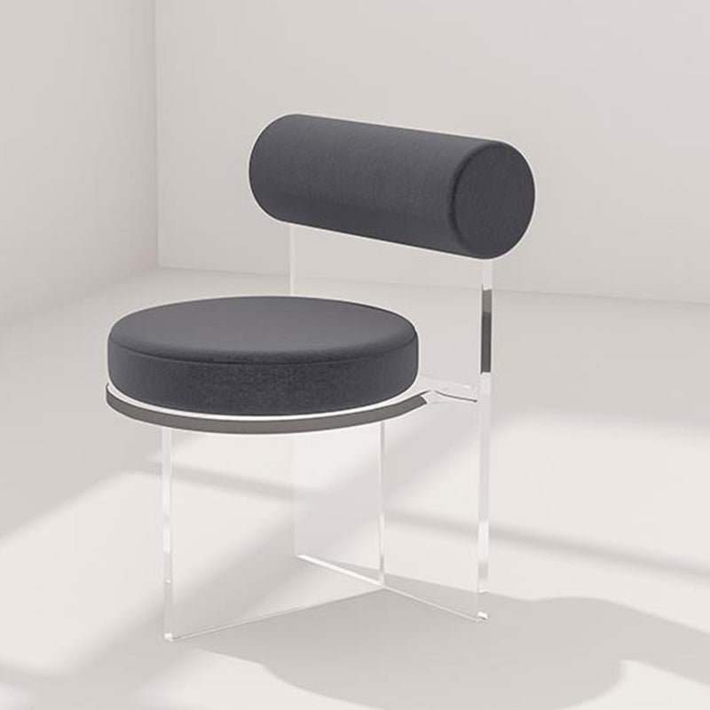 Estilo contemporáneo 1/2/4/6 Piezas Sillas de comedor Muebles de piedra rectangulares en blanco