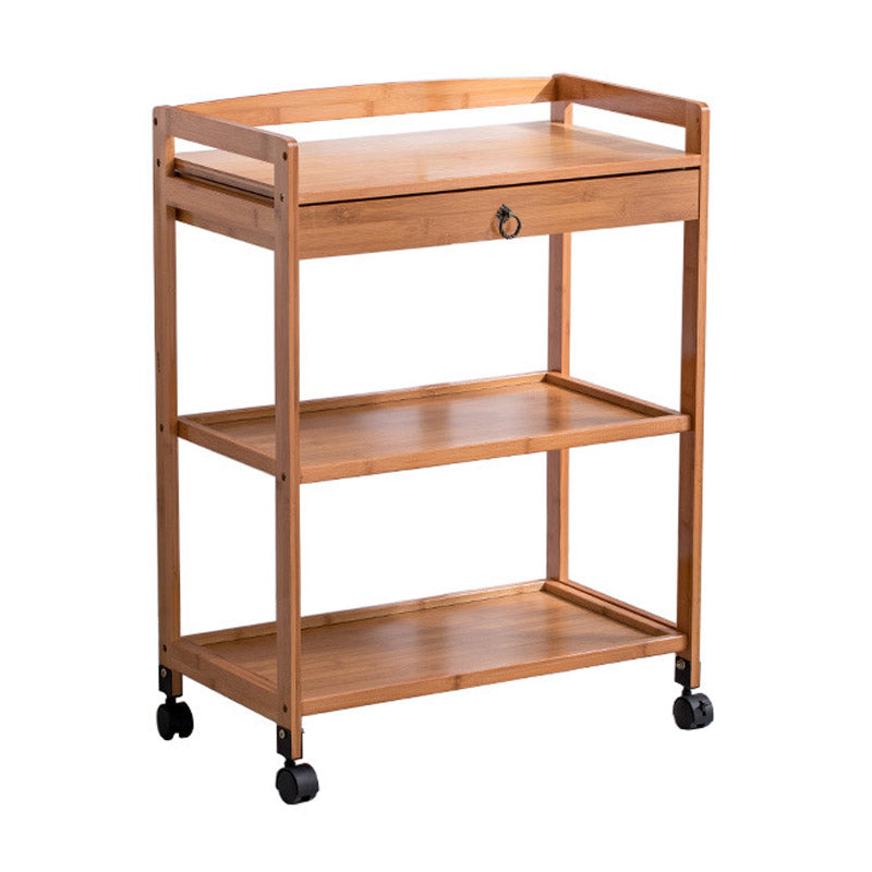 Rotolare casa da pranzo cucina carrello moderno carrello da cucina in legno