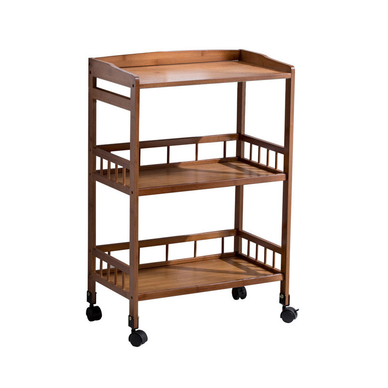 Rotolare casa da pranzo cucina carrello moderno carrello da cucina in legno