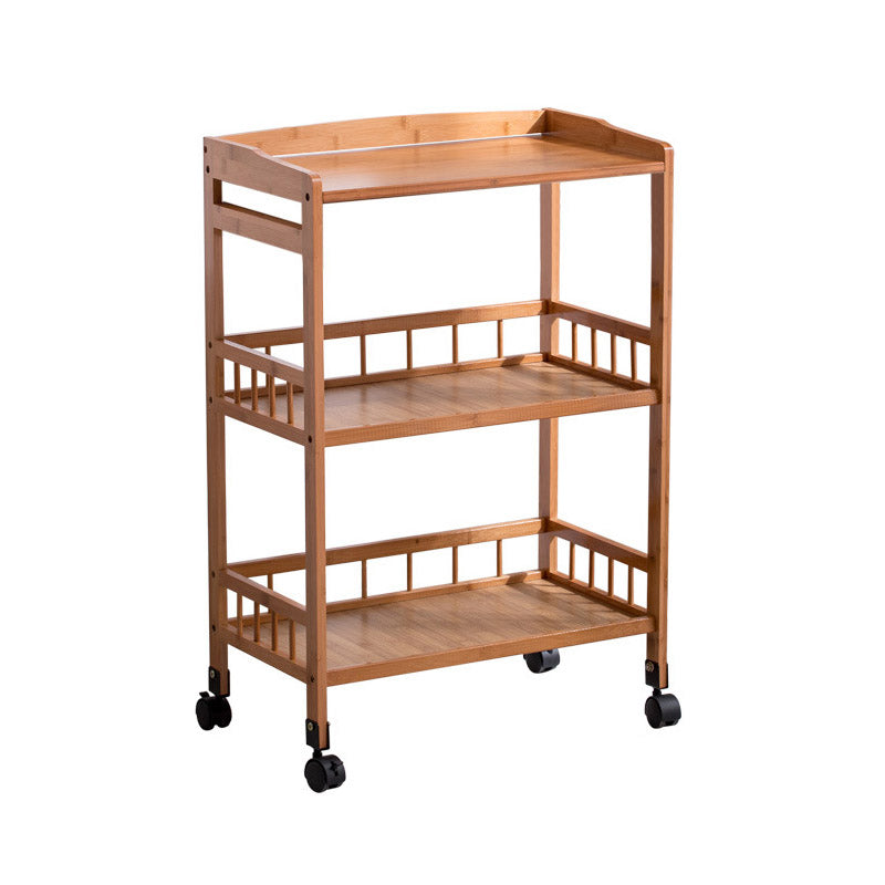 Rotolare casa da pranzo cucina carrello moderno carrello da cucina in legno