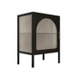 1 Door Industrial Accent Table Nightstand Antique Finish Bed Nightstand Clearhalo 'Bedroom Furniture' 'furn' 'furn_night_stand' 'Furniture' 'night_stand' 'Nightstands' 6791657