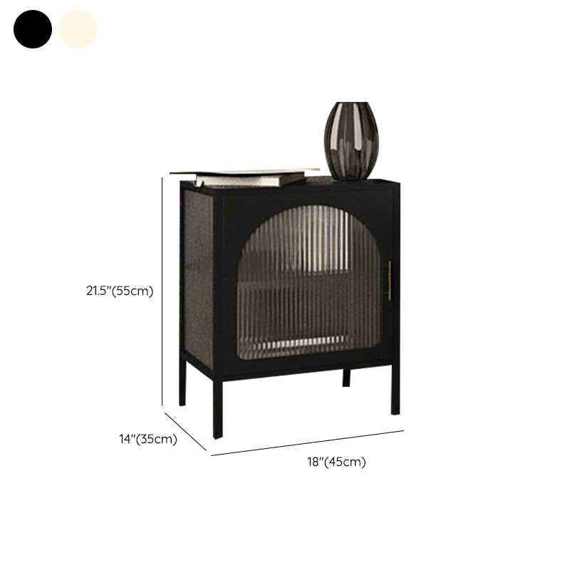 1 Door Industrial Accent Table Nightstand Antique Finish Bed Nightstand Clearhalo 'Bedroom Furniture' 'furn' 'furn_night_stand' 'Furniture' 'night_stand' 'Nightstands' 6791665