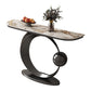 Tavolo accento console glam di divani console di finitura antica in pietra
