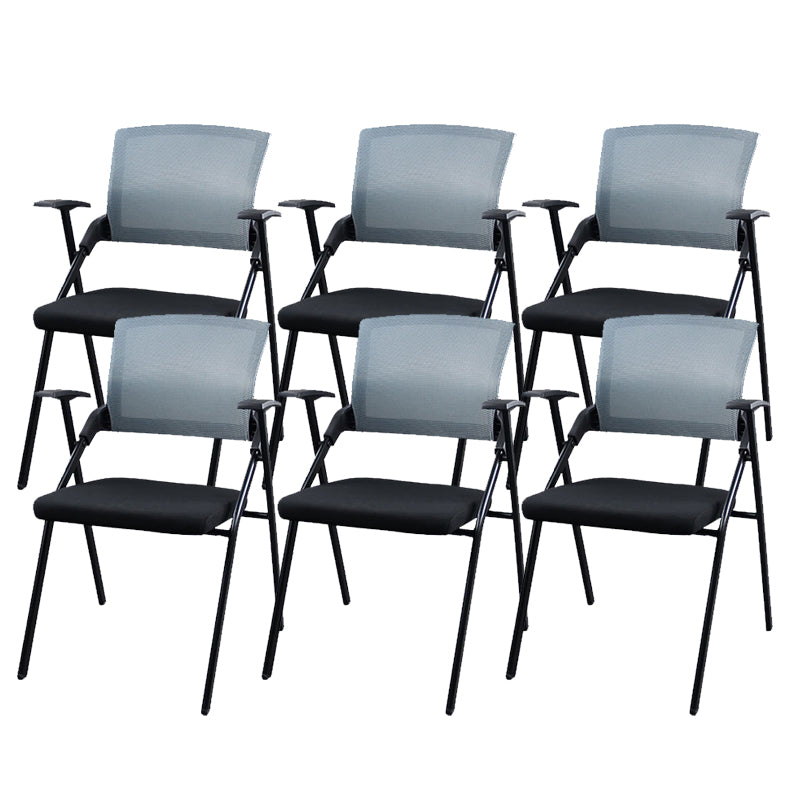 33.54 pulgadas H sillón de la conferencia contemporánea silla de metal de la oficina con brazo