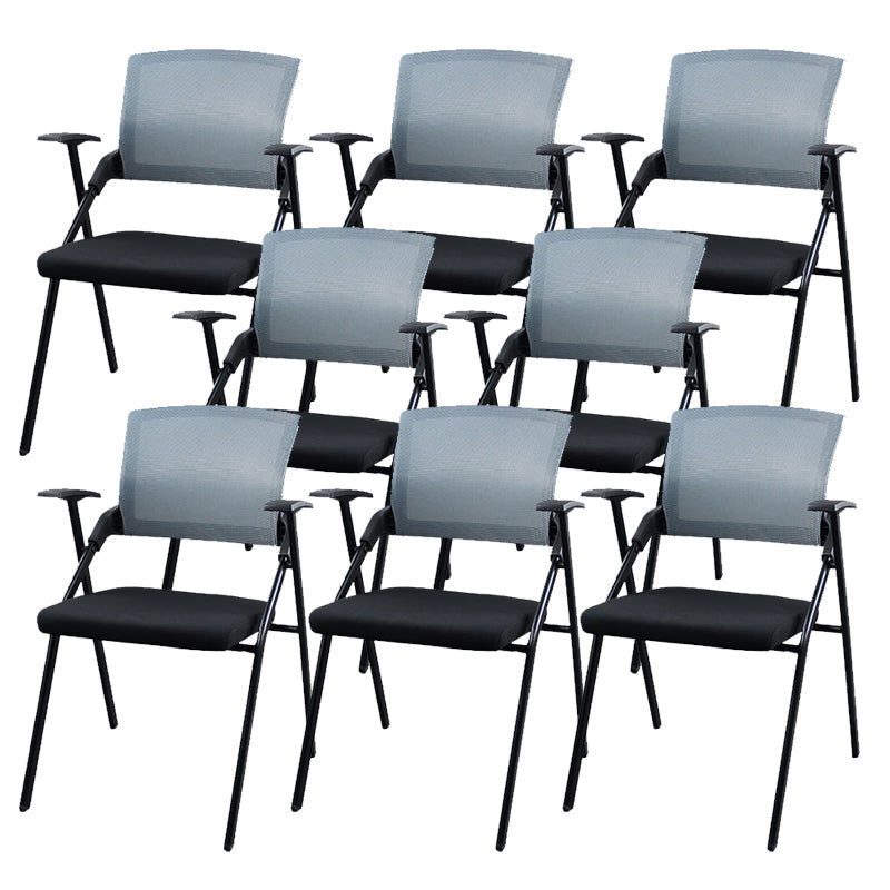 33.54 pulgadas H sillón de la conferencia contemporánea silla de metal de la oficina con brazo