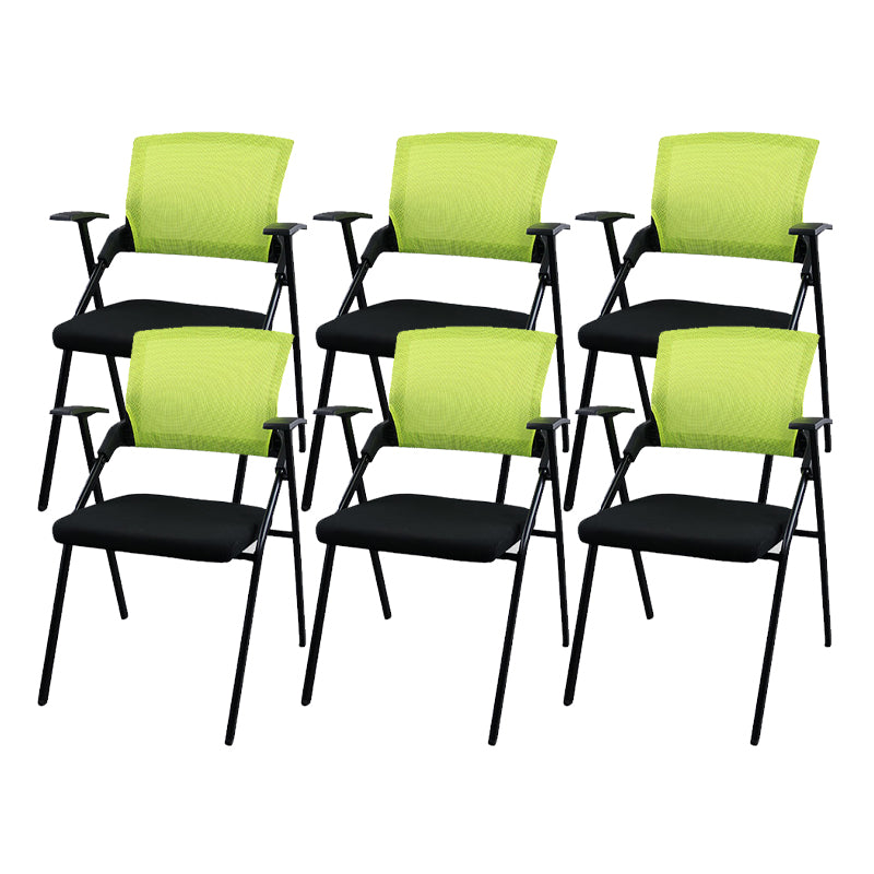 33.54 pulgadas H sillón de la conferencia contemporánea silla de metal de la oficina con brazo