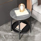 Contemporary Accent Table Nightstand Antique Finish Open Storage Bed Nightstand Clearhalo 'Bedroom Furniture' 'furn' 'furn_night_stand' 'Furniture' 'night_stand' 'Nightstands' 6792801