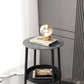 Contemporary Accent Table Nightstand Antique Finish Open Storage Bed Nightstand Clearhalo 'Bedroom Furniture' 'furn' 'furn_night_stand' 'Furniture' 'night_stand' 'Nightstands' 6792809