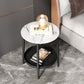 Contemporary Accent Table Nightstand Antique Finish Open Storage Bed Nightstand White 1 Piece Clearhalo 'Bedroom Furniture' 'furn' 'furn_night_stand' 'Furniture' 'night_stand' 'Nightstands' 6792814