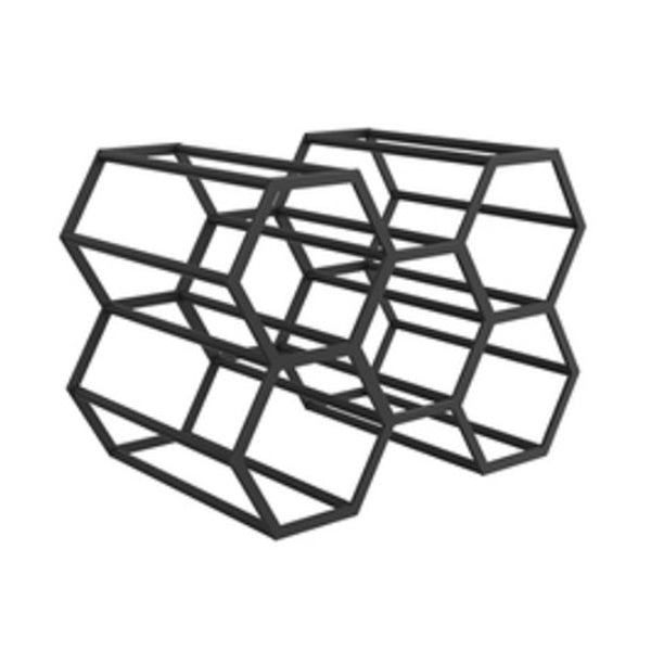 Moderno portabottiglie da tavolo portabottiglie in metallo per soggiorno