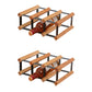 Tabletop Wine Rack Solid Wood Wine Bottle Rack for Living Room