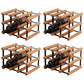 Tabletop Wine Rack Solid Wood Wine Bottle Rack for Living Room
