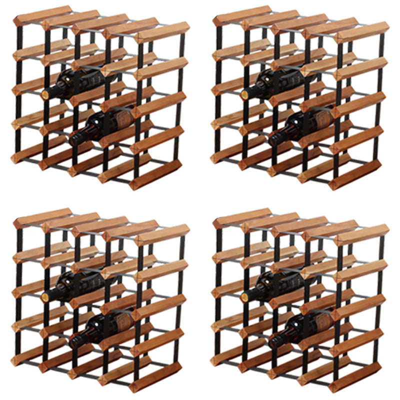 Tabletop Wine Rack Solid Wood Wine Bottle Rack for Living Room