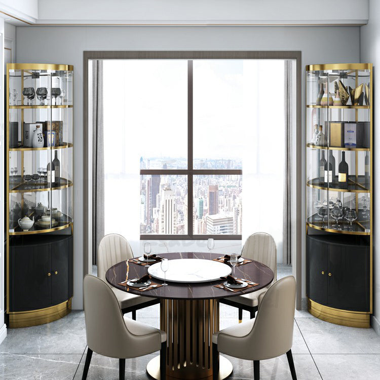 Stainless Steel Bottle Rack Modern Style Floor Bottle Wine Rack Clearhalo 'furn' 'furn_wine_racks' 'Furniture' 'Kitchen & Dining Furniture' 'Wine Racks' 'wine_racks' 6793053