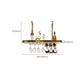 Modern Hanging Wine Rack Holder Stainless Steel Wine Rack in Gold Clearhalo 'furn' 'furn_wine_racks' 'Furniture' 'Kitchen & Dining Furniture' 'Wine Racks' 'wine_racks' 6793094
