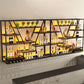 Wall Mounted Iron Wine Racks Modern Style Wine Holder Rack with Shelf Clearhalo 'furn' 'furn_wine_racks' 'Furniture' 'Kitchen & Dining Furniture' 'Wine Racks' 'wine_racks' 6793206