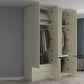Engineered Wood Wardrobe Cabinet with Shelves Hinged Wardrobe Armoire Clearhalo 'Armoires & Wardrobes' 'armoires_wardrobes' 'Bedroom Furniture' 'furn' 'furn_armoires_wardrobes' 'Furniture' 6793238