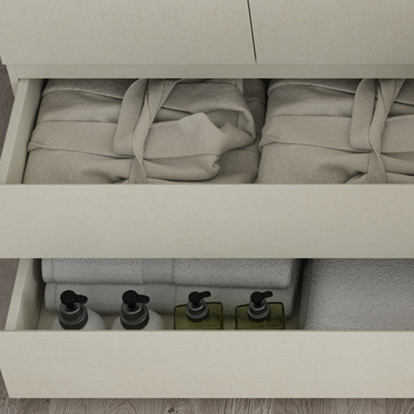 Engineered Wood Wardrobe Cabinet with Shelves Hinged Wardrobe Armoire Clearhalo 'Armoires & Wardrobes' 'armoires_wardrobes' 'Bedroom Furniture' 'furn' 'furn_armoires_wardrobes' 'Furniture' 6793242